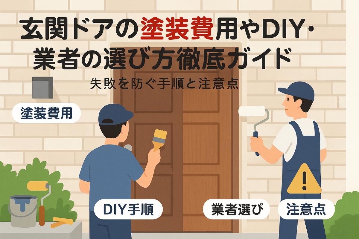 玄関ドアの塗装費用やDIY・業者の選び方徹底ガイド【失敗を防ぐ手順と注意点】