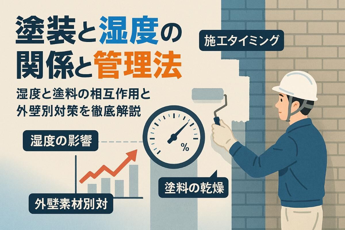 塗装と湿度の科学的関係と施工品質への影響と最適管理法(外壁や塗料別ポイントも解説)